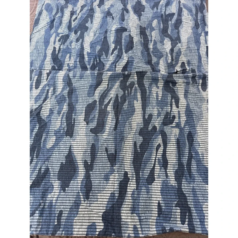 2 POTTERY BARN PB TEEN CLASSIC CAMO BLUE CAMOFLAGE STANDARD PILLOW CASE 20x29